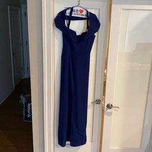 Off the shoulder gown